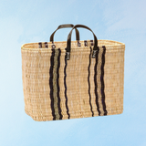 basket - straw market bag