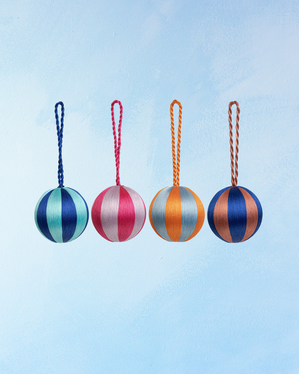 ornament - small striped bauble