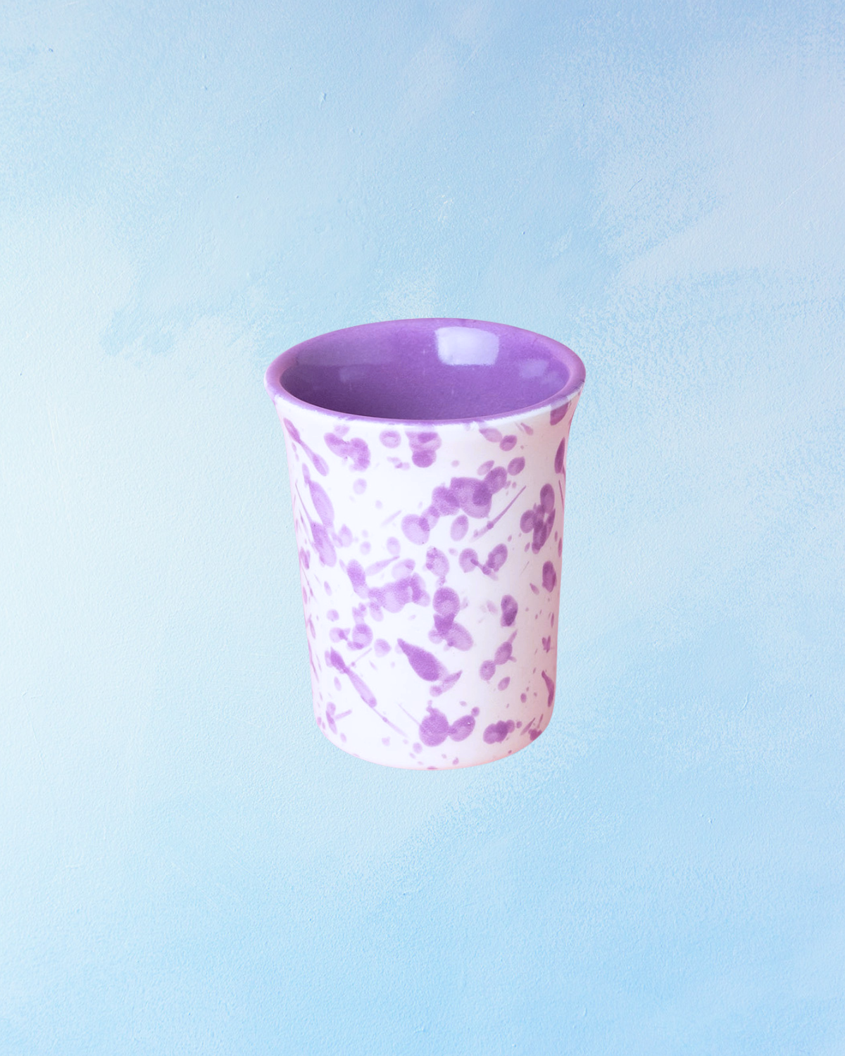 ceramic tumbler - violet galaxy