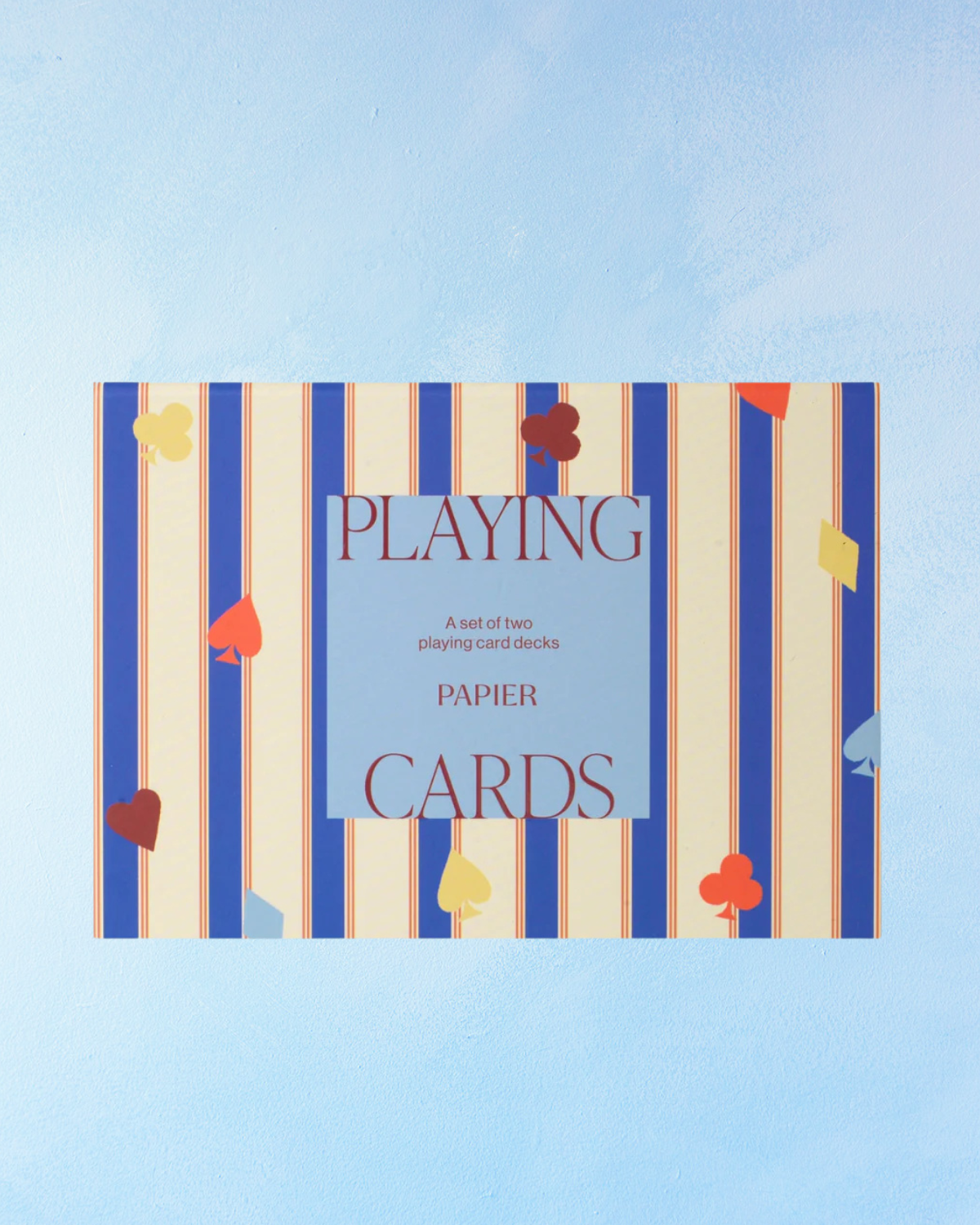 playing cards - suits and stripes