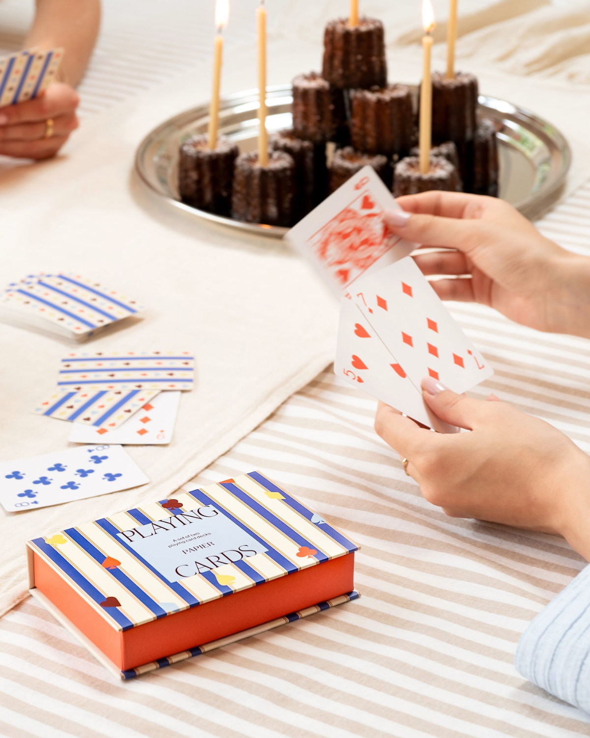 playing cards - suits and stripes