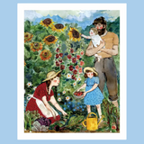 print - summer garden