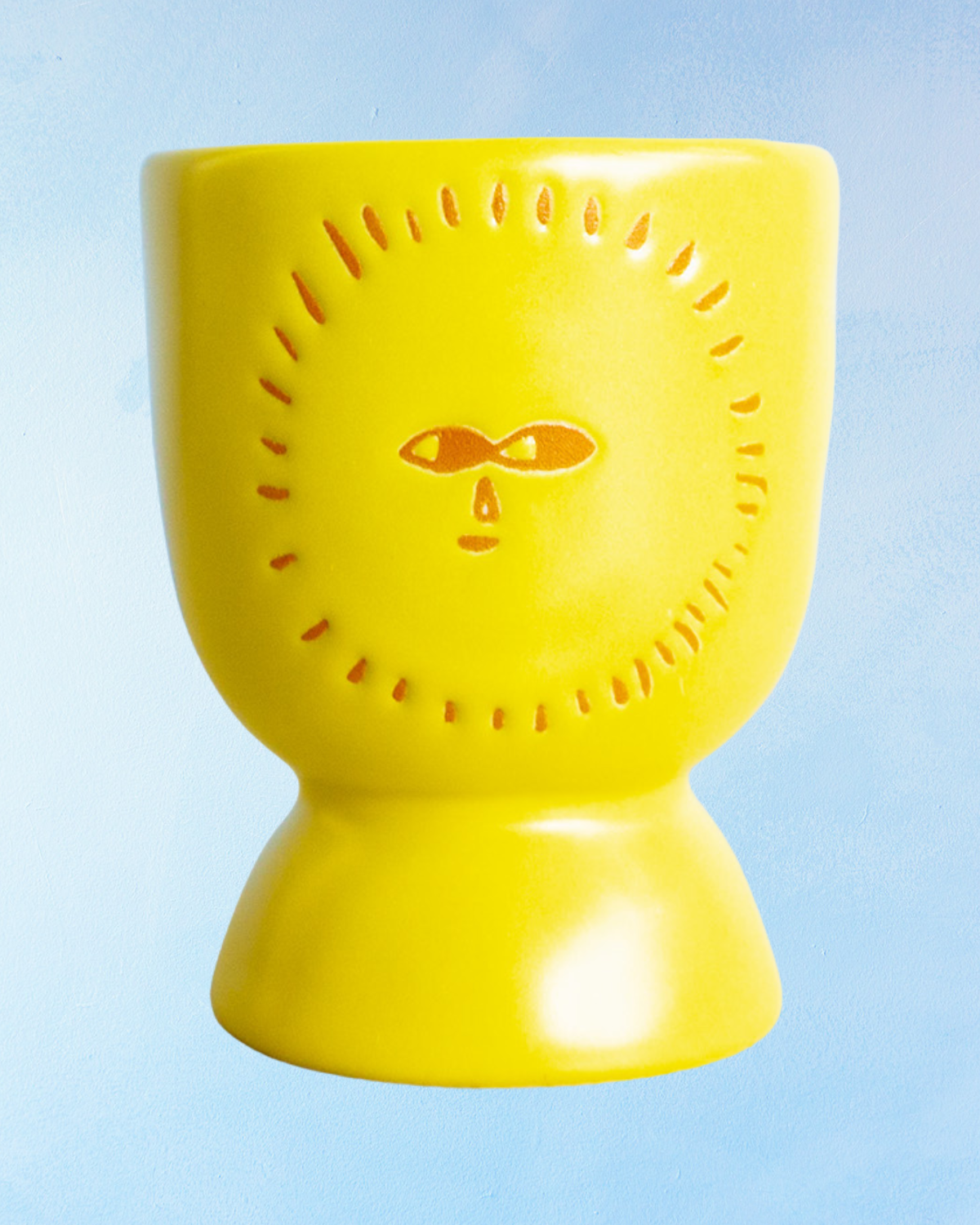 egg cup - sun