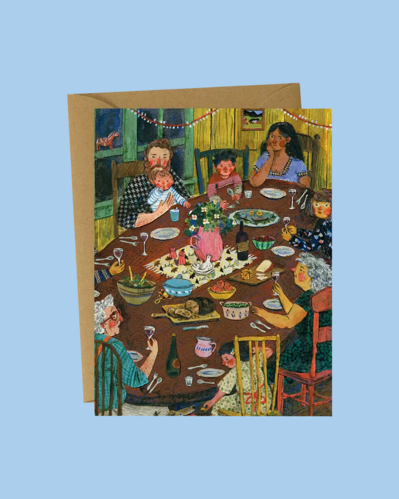 greeting card - supper