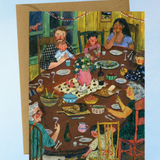 greeting card - supper