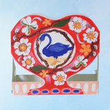 greeting card - swan and thorn (stand-up)