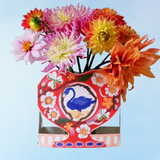 greeting card - swan and thorn (stand-up)