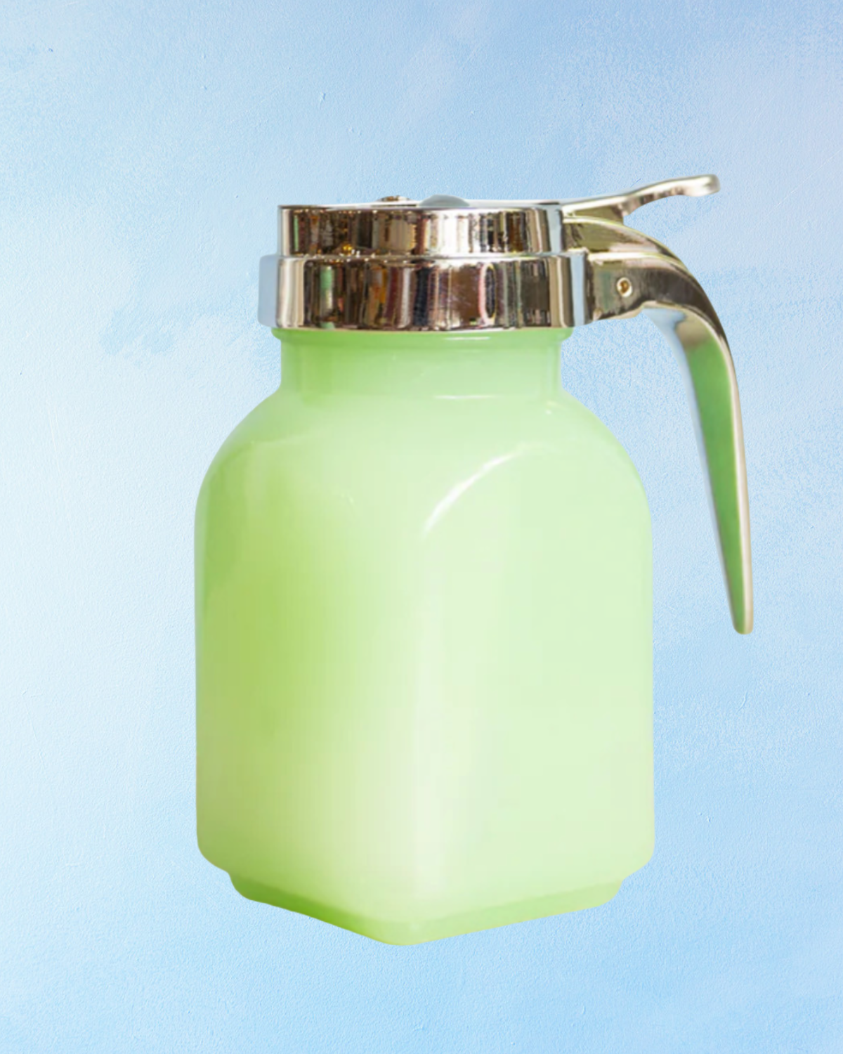 jadeite syrup dispenser