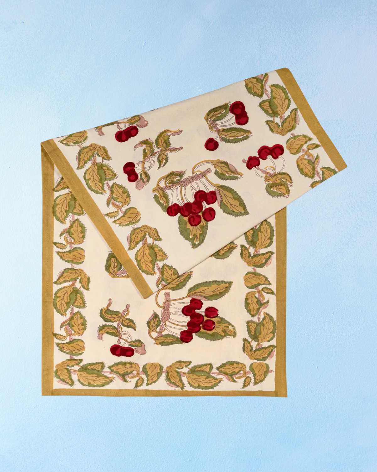 table runner - cherry