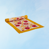 table runner - pomegranate: yellow and red