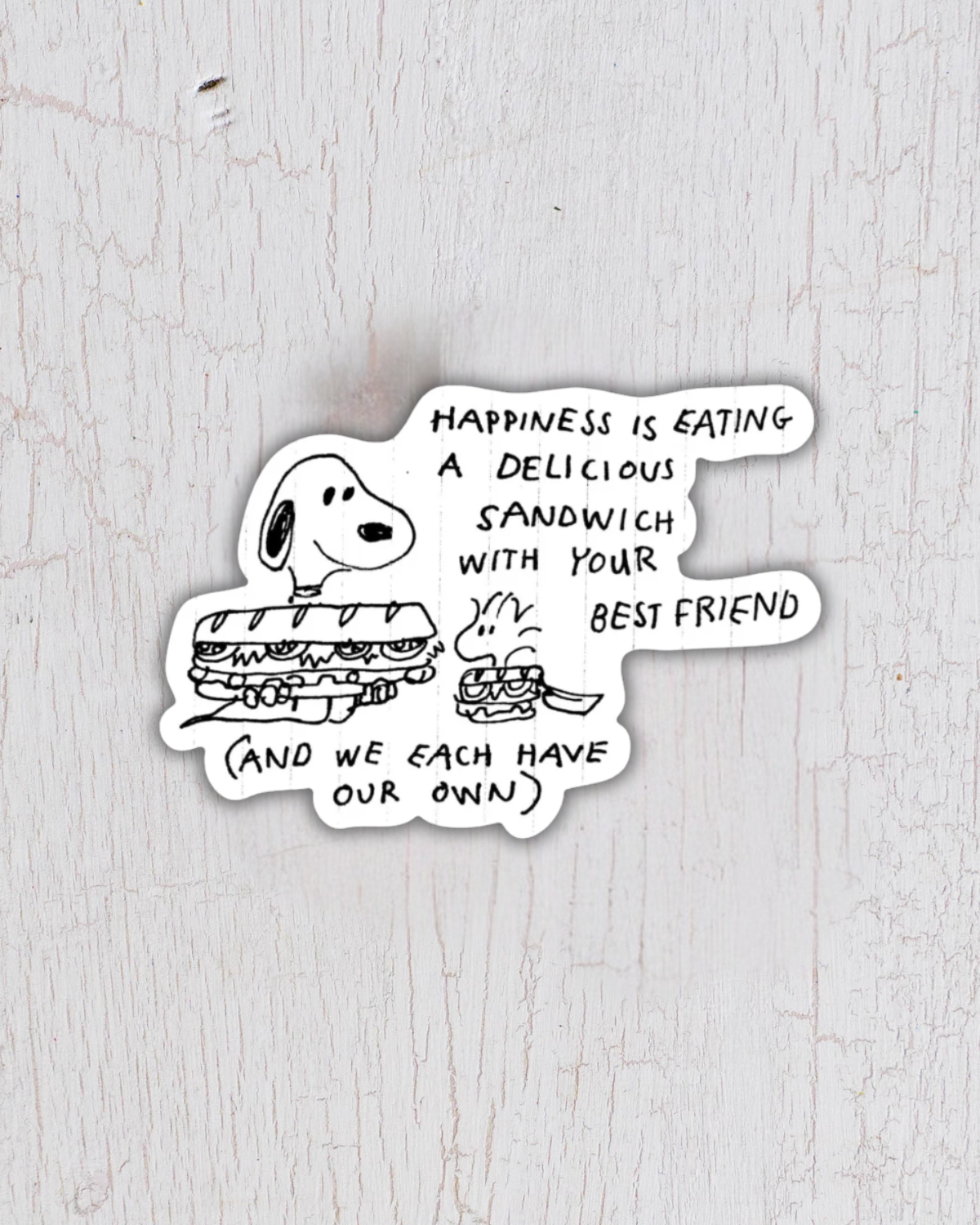 sticker - sandwich friends
