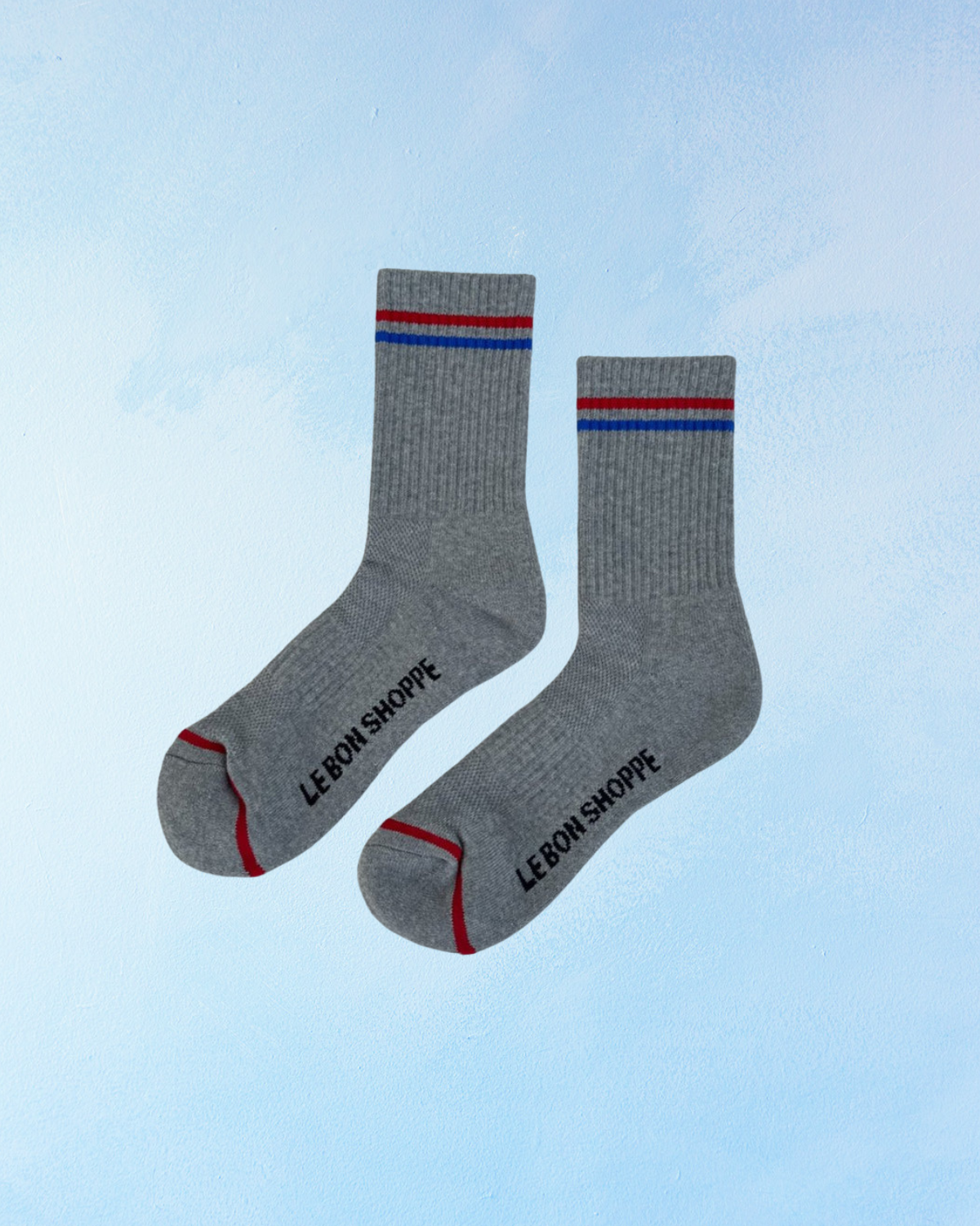 socks - boyfriend - true grey