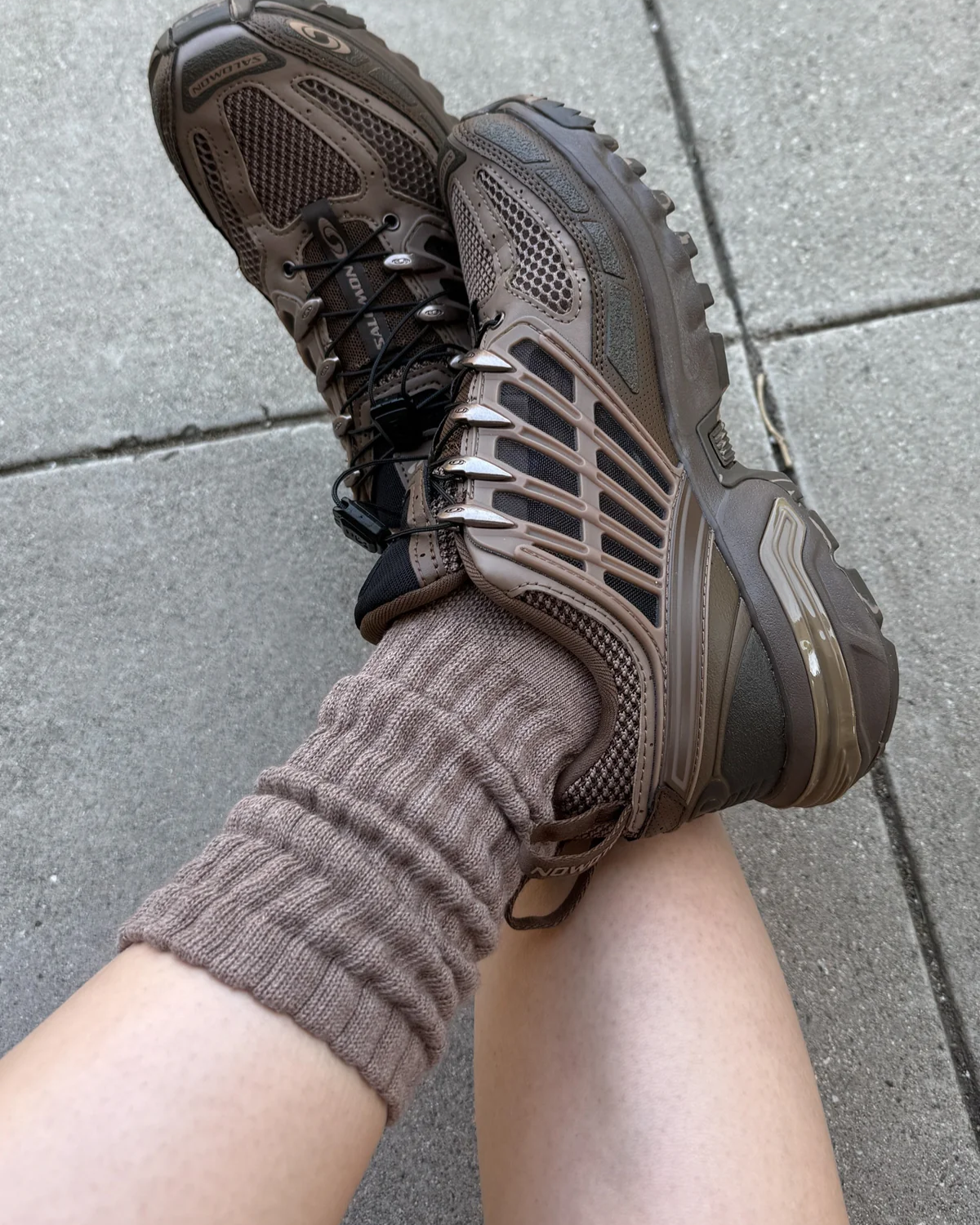 socks - ballet - mocha mousse