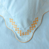 pillowcases - blue cotton linen