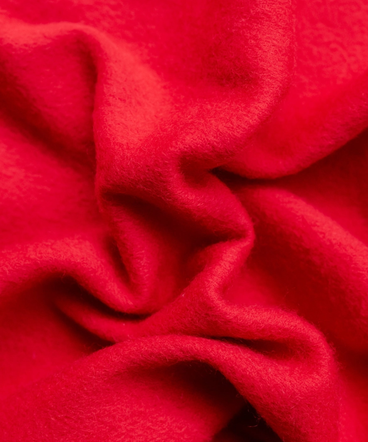 grande écharpe en laine d'agneau - rouge