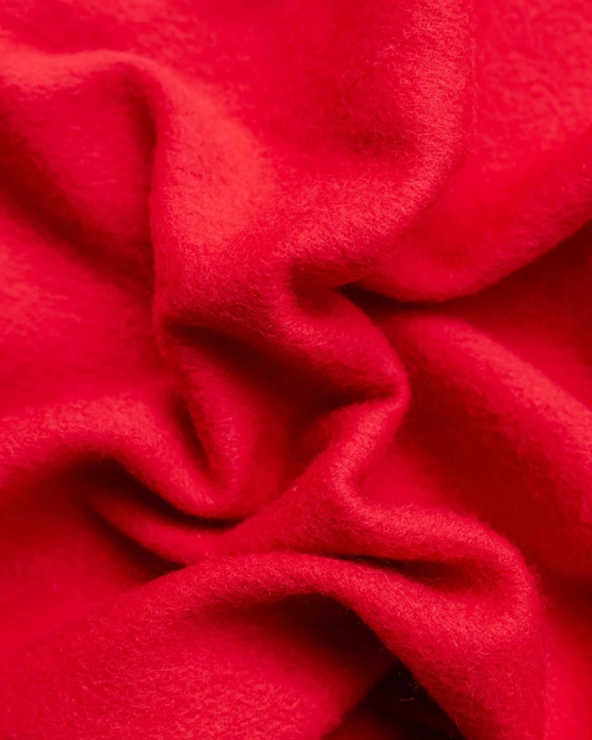 oversized lambswool scarf - red