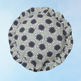 pillow - round green star