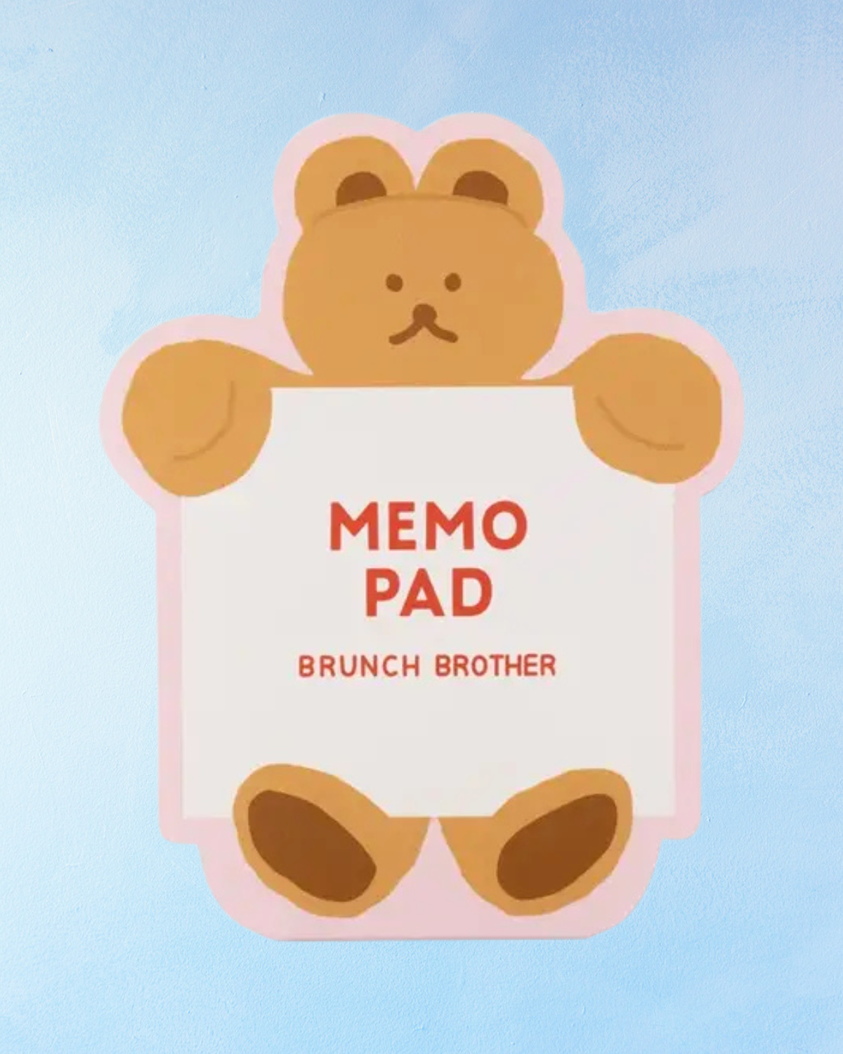 memo pad - teddy bear