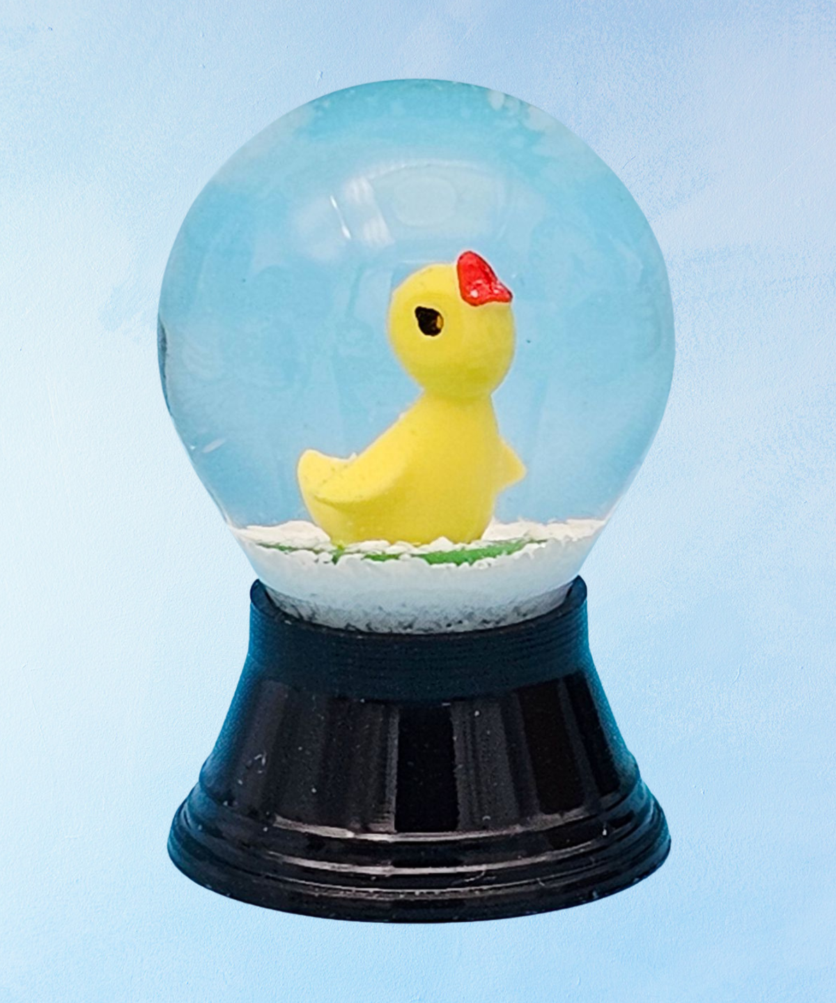 teeny tiny snow globe - chick