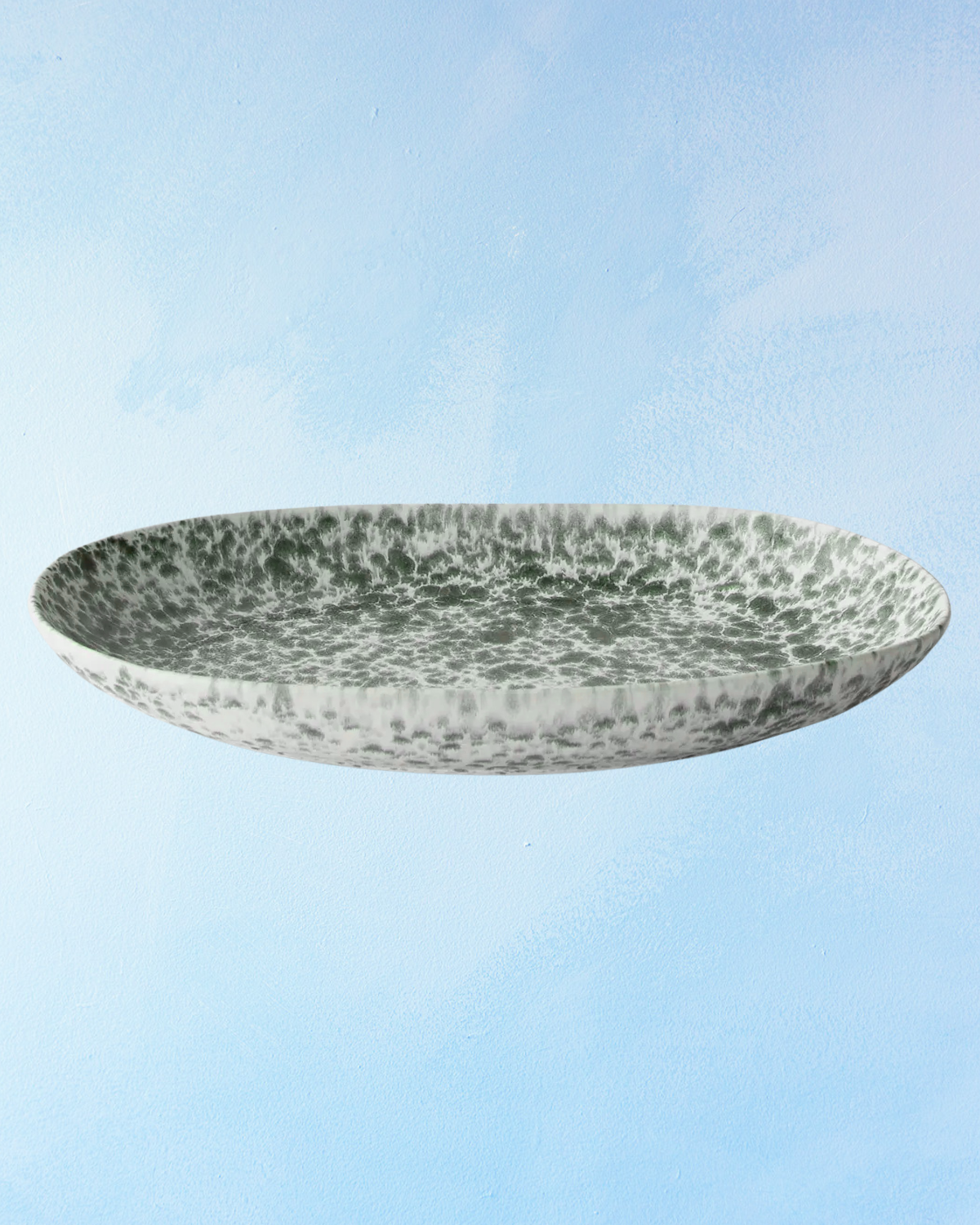 rivoli grey/green splatter - serving platter