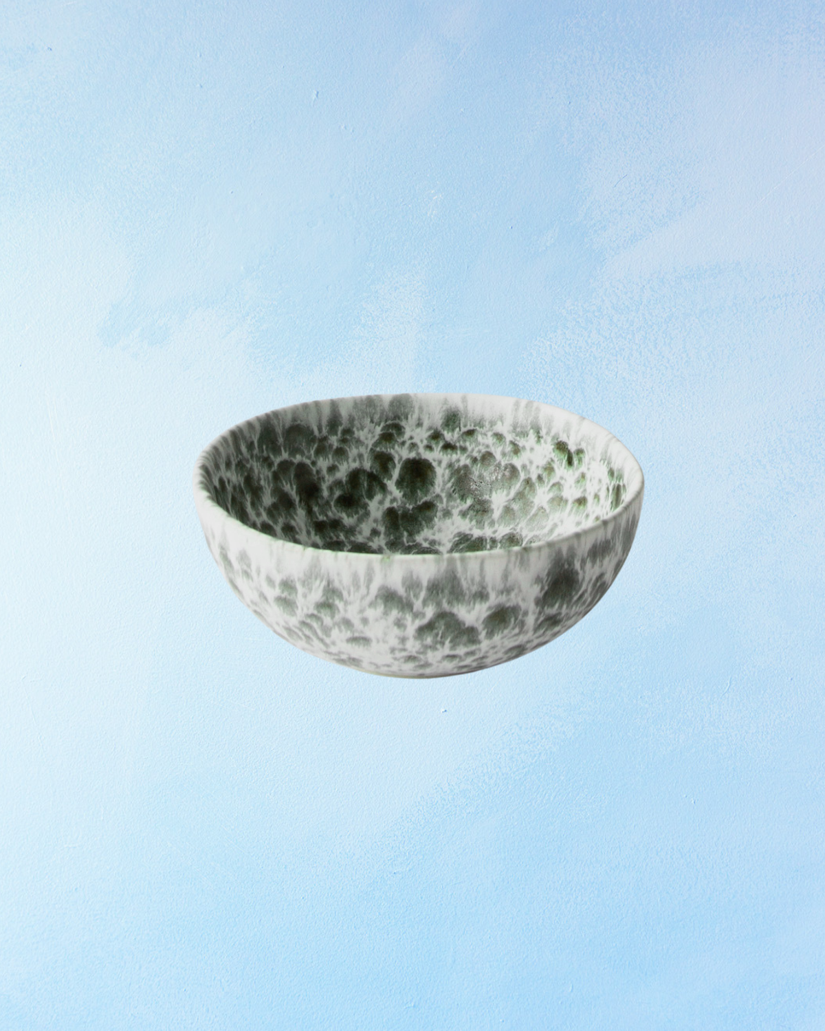 rivoli grey/green splatter-mini bowl