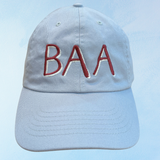 baa hat - tempo blue &  bordeaux