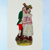 carte de vœux - le baiser