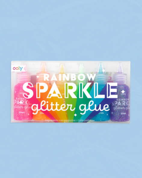 rainbow sparkle glitter glue