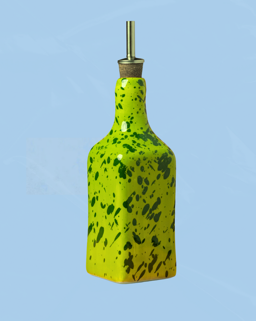 ceramic oil dispenser - mojito green