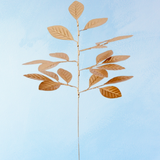 tin branch with leaves