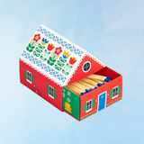 matches - red swedish cottage