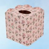 tissue box cover - ditsy floral blush