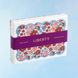 notecard set - scalloped liberty florals