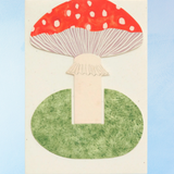 greeting card - toadstool (stand-up)