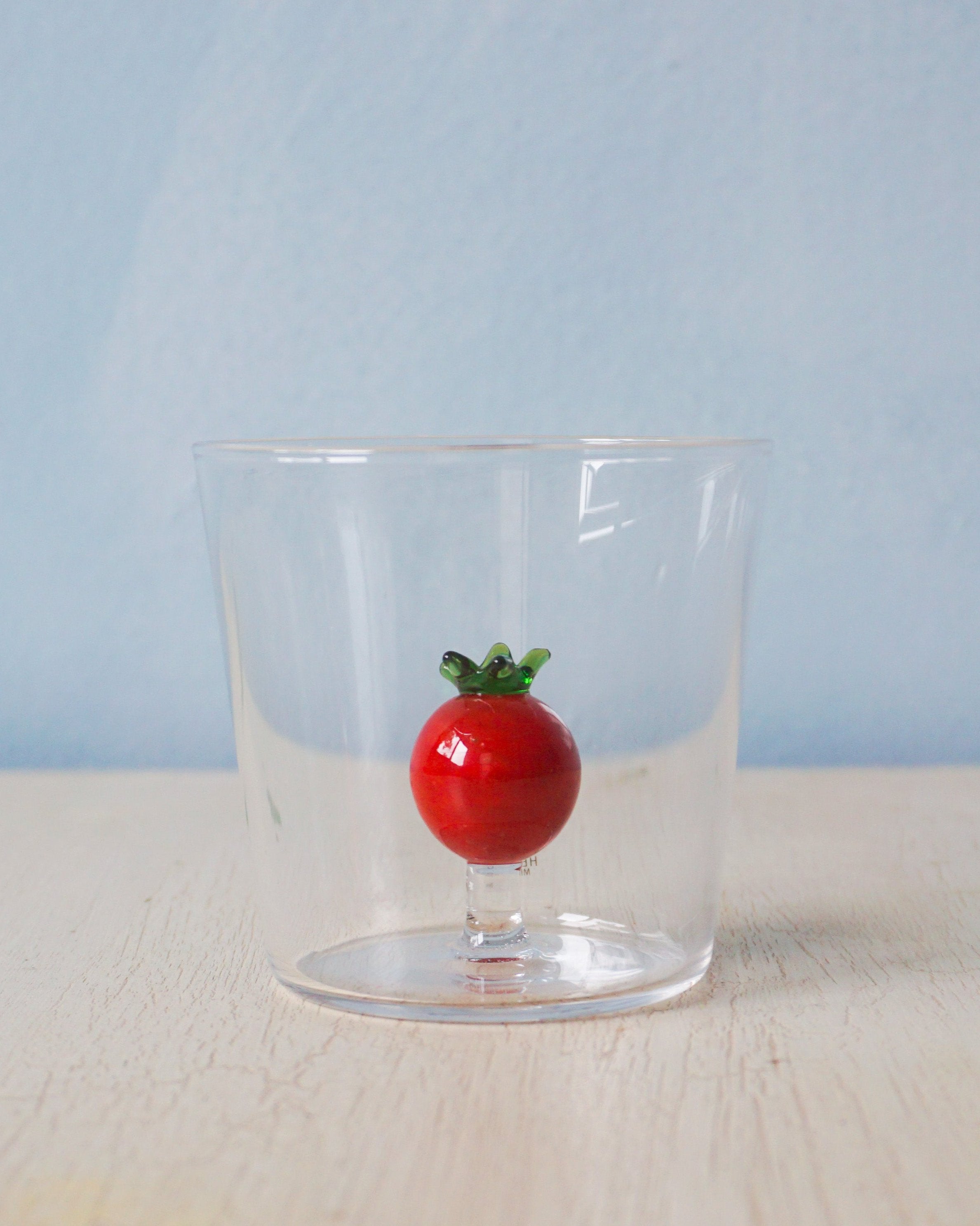glassware - tumbler: tomato