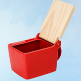 salière en céramique - tomate