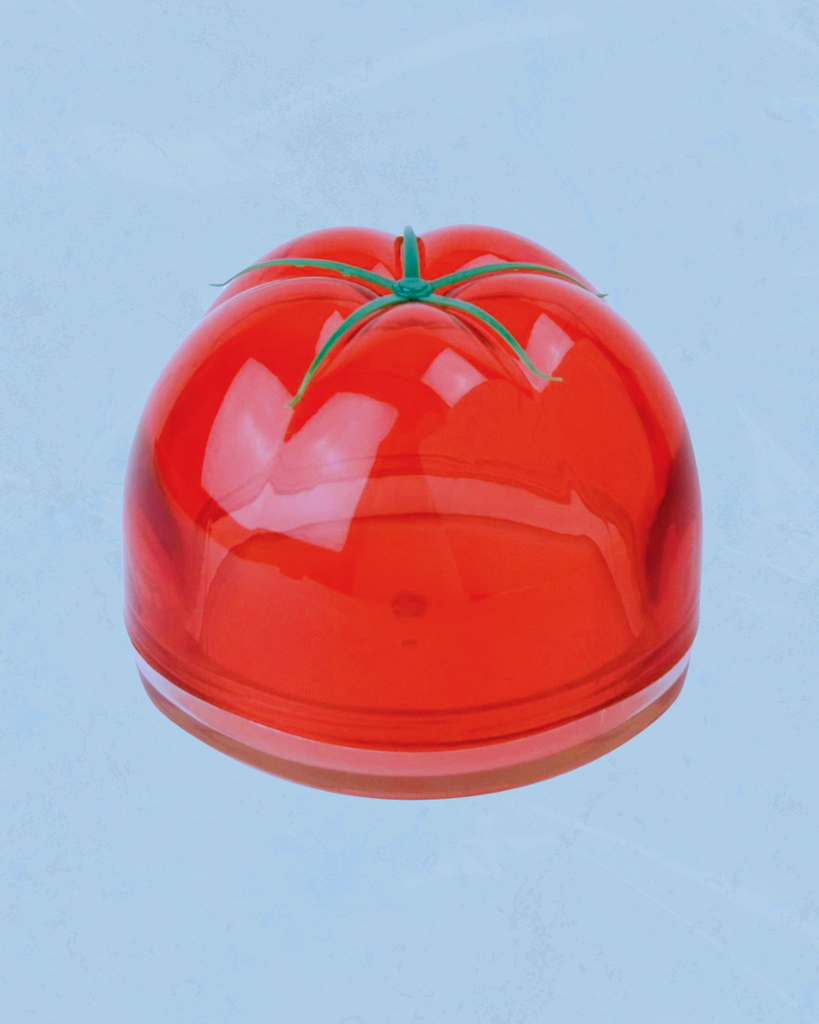 tomato shaped tomato saver container