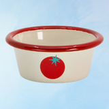 enamelware - ramekin: tomato