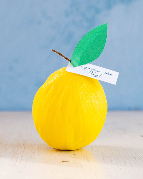 yellow lemon surprise ball