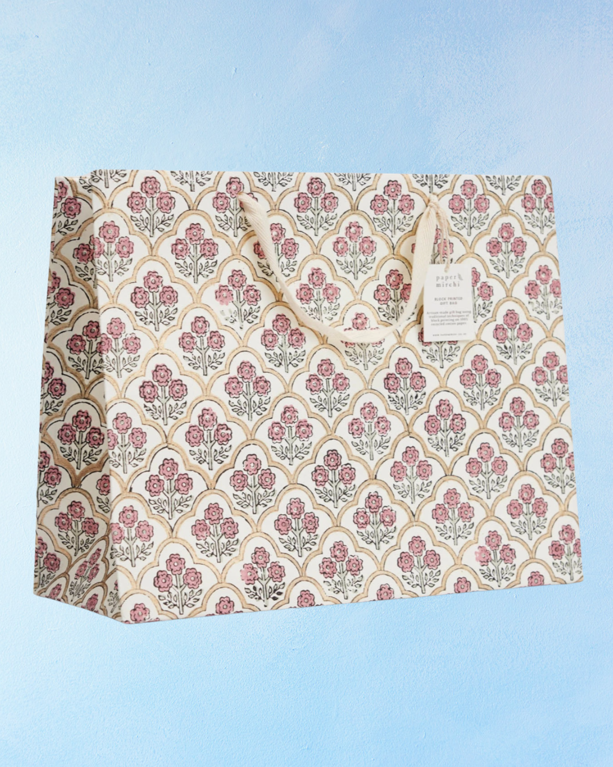 large gift bag - pink earth (multiple styles)