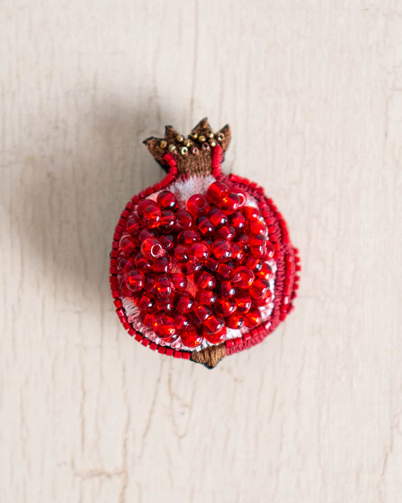 brooch - pomegranate
