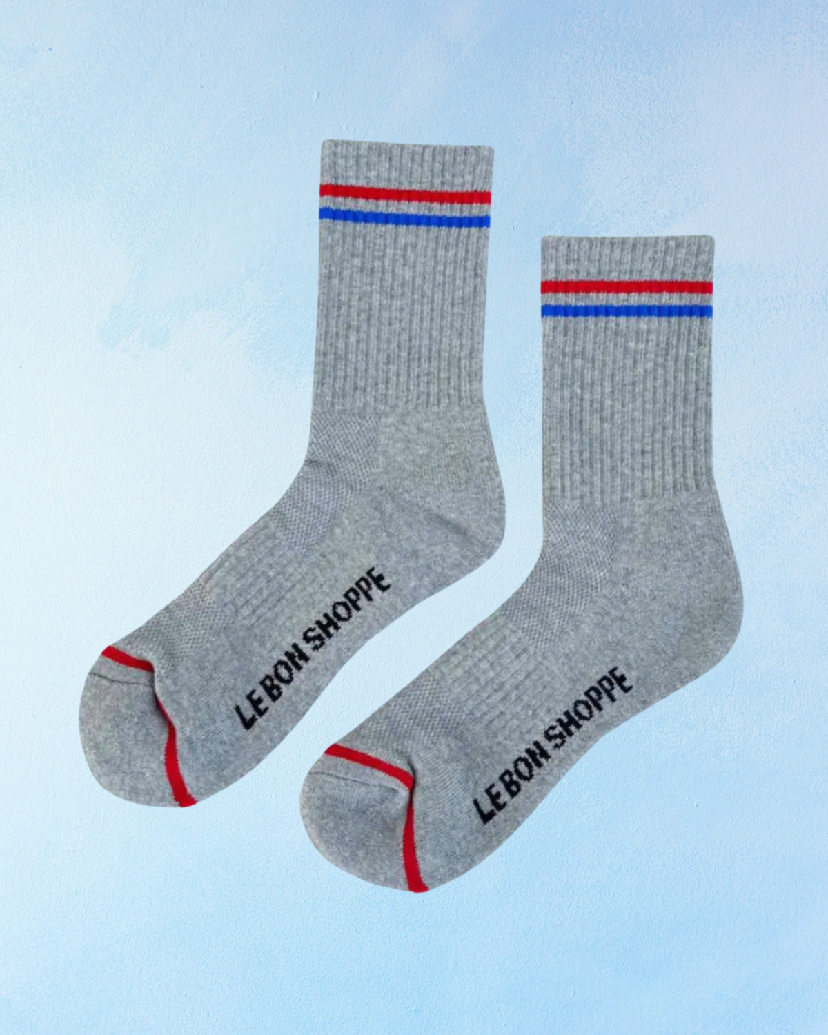 socks - boyfriend - true grey