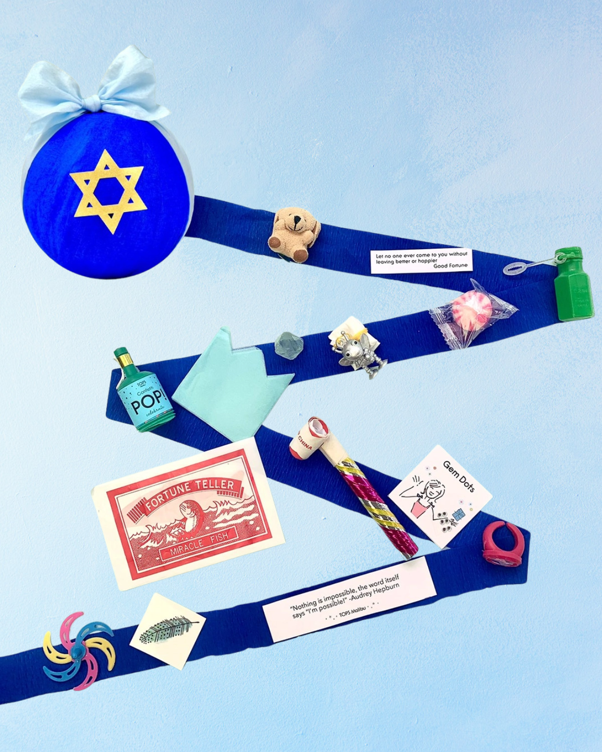 surprise ball - star of david