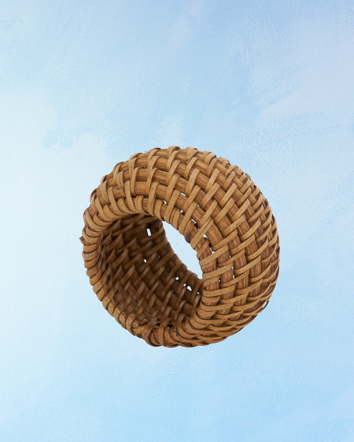 napkin ring - woven rattan