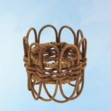 napkin ring - twisted rattan