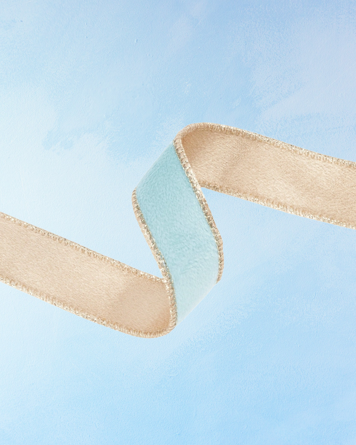 ribbon - 1 inch: reversible velvet, wired