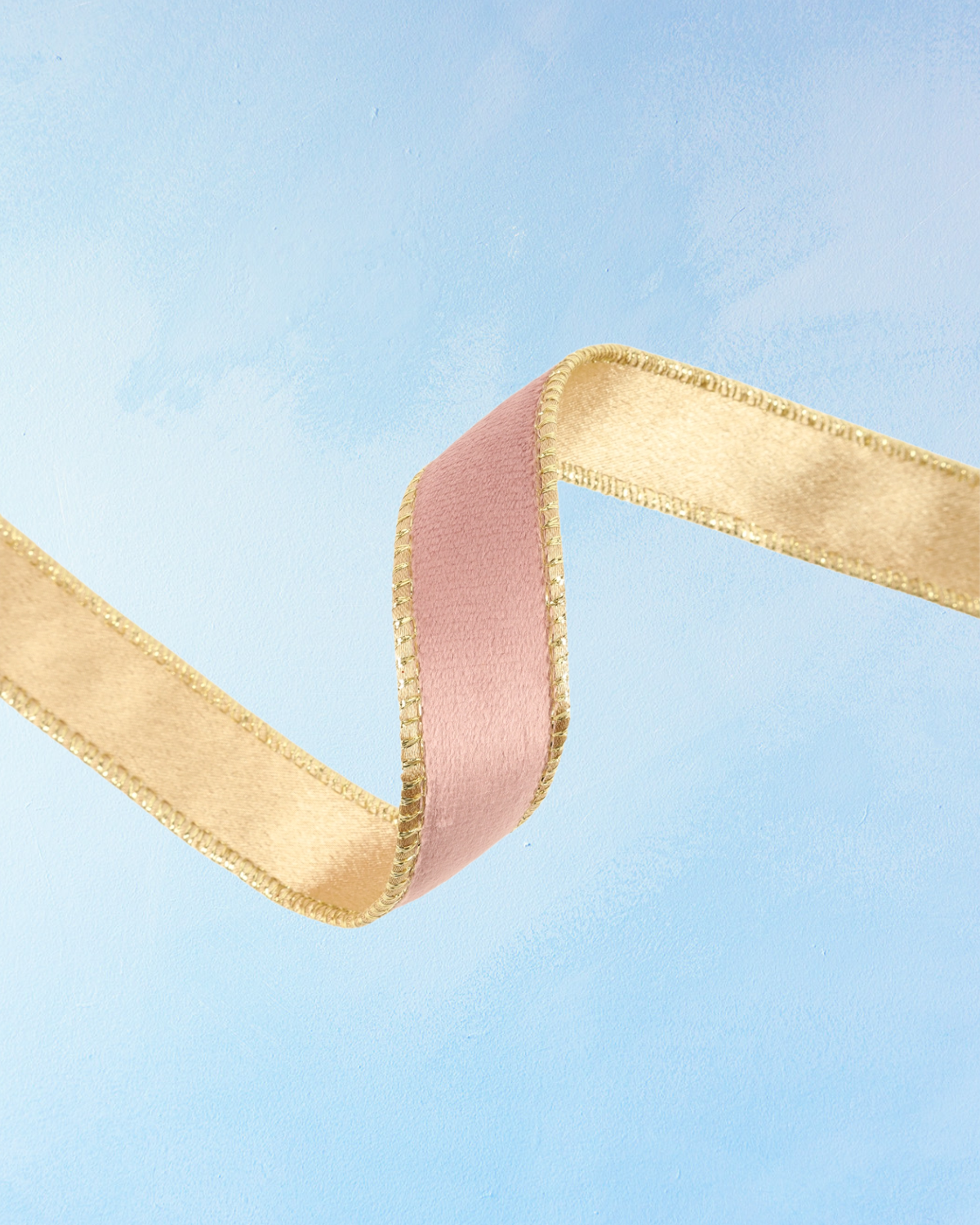 ribbon - 1 inch: reversible velvet, wired