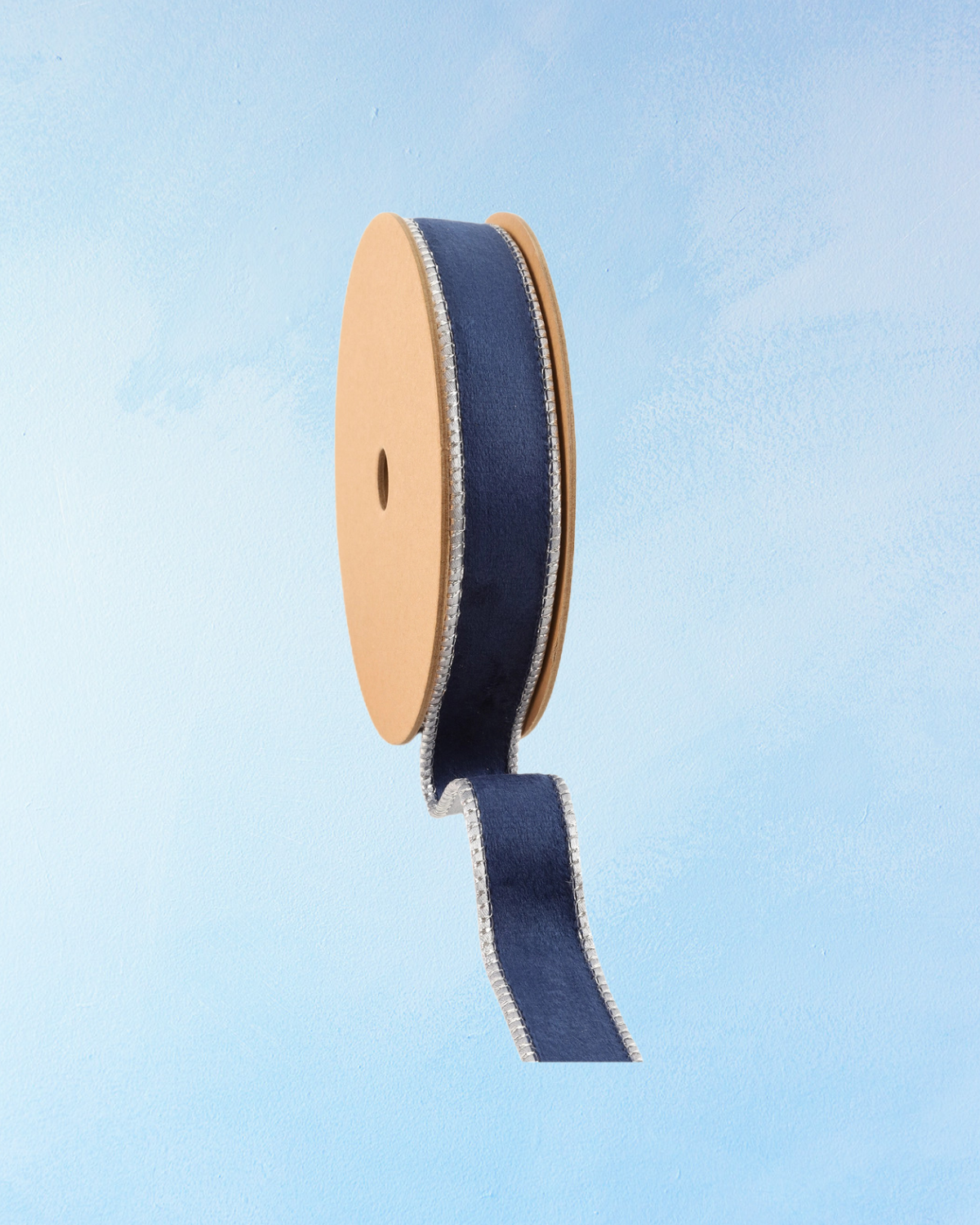 ribbon - 1 inch: reversible velvet, wired