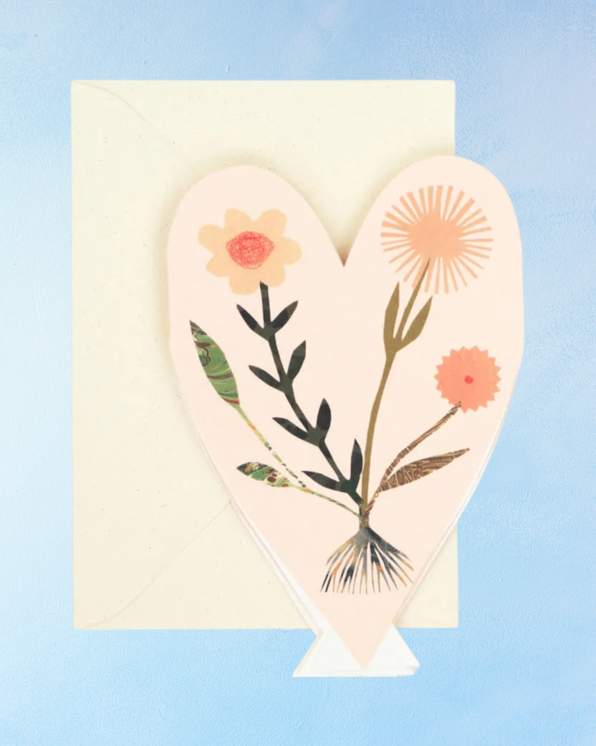 greeting card - hearts concertina