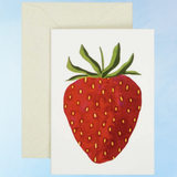 greeting card - little strawberry
